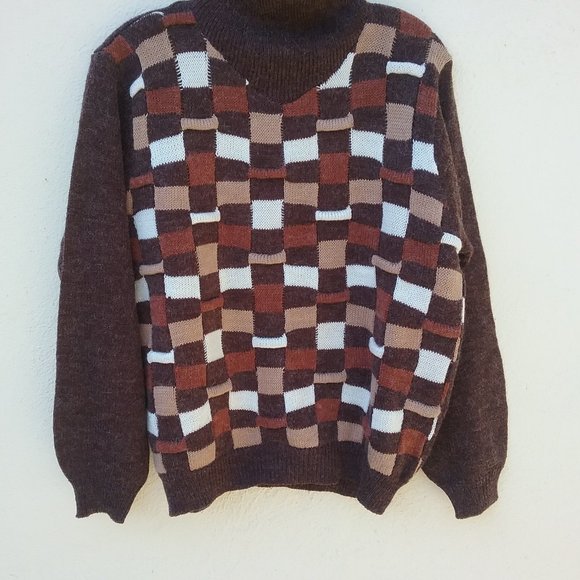 Vintage Mock Neck Sweater - Picture 3 of 11